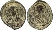 Empire Byzantin Romain IV - Follis, Anonyme, Classe G - 1068 / 1071 Constantinople