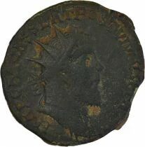 Empire des Gaules Postume - Double Sesterce, Soldat &agrave; gauche - 264 / 267