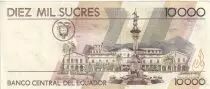 Equateur 10000 Sucres, V. Rocafuerte - Monument Indépendance - 1999 - P.127 c