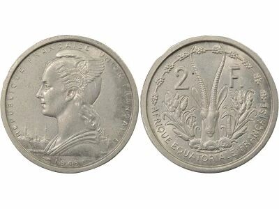 Equatorial African States 2 Francs - 1948 Paris