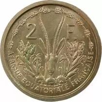 Equatorial African States 2 Francs, Trial Strike - 1948 Paris
