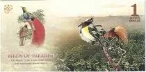 Equatorial Territories 1 Aves Dollar, Atlantic Forest - Birds of Paradise - 2015
