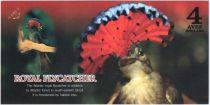 Equatorial Territories 4 Aves Dollars, Atlantic Forest - Royal Flycatcher - 2015