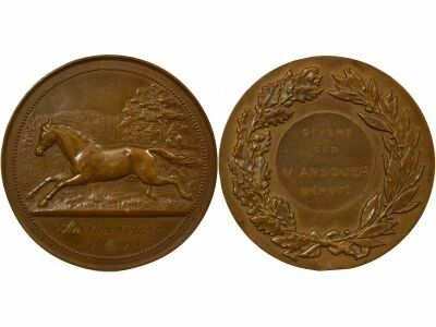 Equestrian Sports ? Bronze Medal, Rocheservi�re ? 1967, Deputy V. Ansquer