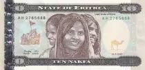 Eritrea 10 Nakfa - Three girls - Bridge - 1997 - Serial AH - P.3