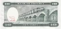 Eritrea 10 Nakfa - Three girls - Bridge - 1997 - Serial AH - P.3