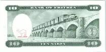 Eritrea 10 Nakfa Tres chicas - Puente- 1997