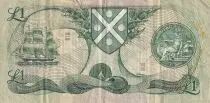 Escocia 1 Pound - Sir W. Scott - Boat - 1981 - VF - P.111e