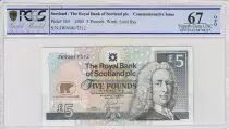 Escocia 5 Pounds Lord Ilay - Jack Nicklaus - PCGS 67 OPQ