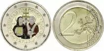 Eslovaquia 2 Euros - Coming of Cyril and Methodius - Colorised - 2013