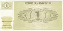 Eslovenia 1 Tolar - Mountain - 1990 - Serial AA