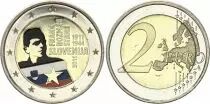 Eslovenia 2 Euros - Francs Rozman - Colorised - 2011