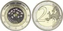 Eslovenia 2 Euros - Ljubljana Botanical Garden - Colorised - 2010