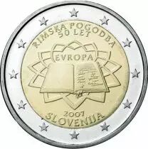 Eslovenia 2 Euros - Treaty of Rome - 2007