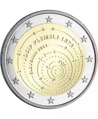 Eslovenia 2 Euros Commemo. UNC 2023 - 150 years of Josip Plemelj