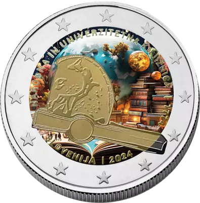Eslovenia 2 Euros Commemo. UNC 2023 - 150 years of Josip Plemelj