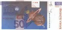 Eslovenia 50 Tolarjev - J. Vega - Planets - 1992 - ME Series