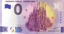 Espagne 0 Euro Souvenir - Sagrada Familia Barcelone 2025