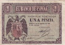Espagne 1 Peseta - Armoiries - 1938 - P.108