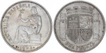 Espagne 1 Peseta République - Armoirie -1933