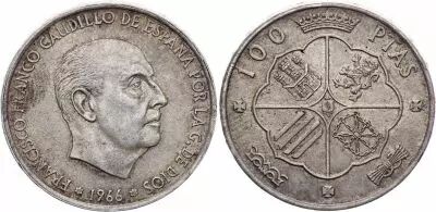 Espagne 100 Pesetas - G�n�ral Franco - 1966 (68)