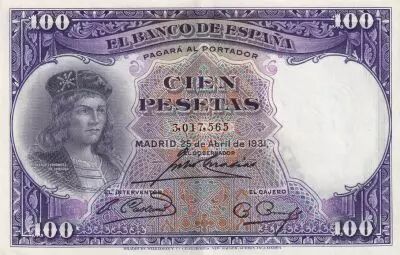 Espagne 100 Pesetas - G.F. Cordoba - Sans s�rie - 1931