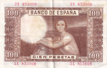 Espagne 100 Pesetas - J.R. de Torres - 1953 - Série 3X