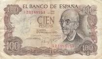 Espagne 100 Pesetas - Manuel de Falla - 1970 - S&eacute;rie 5Z
