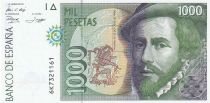 Espagne 1000 Pesetas - Hernan Cortes - 1992 - Série 6K