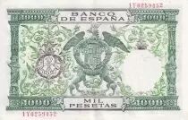 Espagne 1000 Pesetas - Roi catholiques - Armoiries - 1957 - P.78