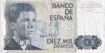 Espagne 10000 Pesetas - Juan Carlos - Prince Felipe - Lettre V - 1985 - TTB - P.161