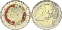 Espagne 2 Euros - Accession de Philippe VI - Colorisée - 2014
