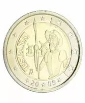 Espagne 2 Euros - Don Quichotte - 2005
