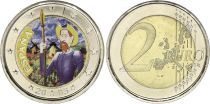 Espagne 2 Euros - Don Quichotte - Colorisée - 2005