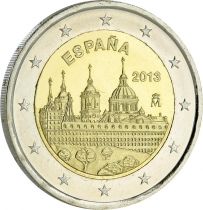 Espagne 2 Euros Commémo. Espagne 2013 - St-Laurent de l\'Escurial