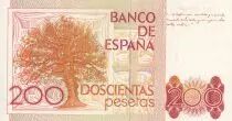 Espagne 200 Pesetas - Leopoldo Garci de Las Alas - 1980 - Sans s&eacute;rie - P.156