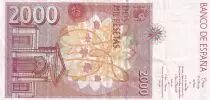 Espagne 2000 Pesetas - Jos&eacute; C. Mutis - 1992 - S&eacute;rie 4F - P.164