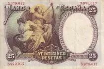 Espagne 25 Pesetas - Vicente Lopez - 1931 - P.81