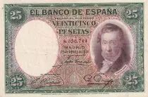 Espagne 25 Pesetas - Vicente Lopez - 1931 - P.81
