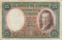 Espagne 25 Pesetas - Vicente Lopez - 1931 - P.81