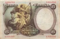 Espagne 25 Pesetas - Vicente Lopez - 1931 - P.81