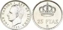 Espagne 25 Pesetas Juan Carlos - 1982