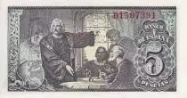 Espagne 5 Pesetas - Isabelle la catholique - Christophe Colomb - 1943 - P.127