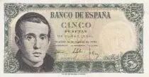 Espagne 5 Pestas - Jaime Balmes - 1951 - S&eacute;rie C -P.140