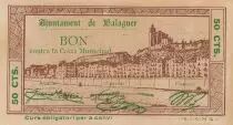 Espagne 50 centimos - Ajuntament de Balaguer - 1937