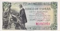 Espagne 50 Pesetas - Isabelle la catholique - Christophe Colomb - 1945 - P.129