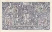 Espagne 50 Pesetas - Menendez Pelayo - Armoiries - 1940 - P.117