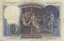 Espagne 50 Pesetas E. Rosales - 1931