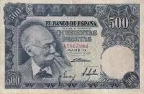 Espagne 500 Pesetas  - Mariano Benlliure - 1951 - P.142