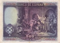 Espagne 500 Pesetas - Cardenal Cisneros - 1928 - P.77a